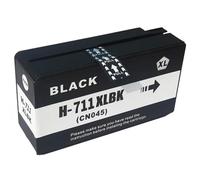 XXINGYULI Cartouche d'encre Compatible Compatible avec 711 HP711, Compatible avec modèles d'imprimante DesignJet T120 T520 CZ130A CZ131A CZ132A CZ133A(Black)