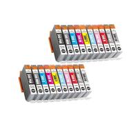 XXINGYULI Cartouche d'encre Compatible Compatible avec imprimante ImagePROGRAF PRO-300, Encre à Jet d'encre Couleur PFI-300 PFI300(2 Set 20COLORS)
