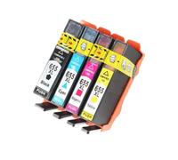 XXINGYULI Cartouche d'encre Compatible Compatible avec imprimantes 655 655XL H-655, Compatible avec Deskjet Ink Advantage 3525 4615 4625 5525 6520 6525(1 Set)