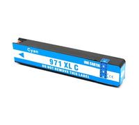 XXINGYULI Cartouche d'encre Compatible Compatible avec Officejet Pro MFP 970 971 970XL 971XL X451dn X451dw X476dn X476dw X551dw X576dw, Encre pigmentée(971XL-C)