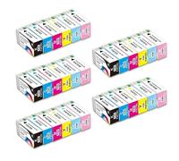 XXINGYULI Cartouche d'encre Compatible Compatible avec Pigment PJIC7K, Compatible avec imprimantes de producteurs de disques PP100 PP50 PP50BD PP100N PP100II(PJIC7(K)-5set)
