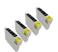 XXINGYULI Cartouche d'encre Compatible T0921 92N Compatible avec imprimantes Stylet C91 CX4300 T26 T27 TX106 TX109 TX117(4PCS-Black)