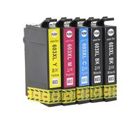 XXINGYULI Cartouche d'encre Compatible T603XL, Compatible avec imprimante 603XL E603 T603, Compatible avec XP-2100 XP-3100 WF-2810 XP-3105 XP-4100 XP-4105 WF-2830 XP-2105(2BK-1C-1Y-1M)