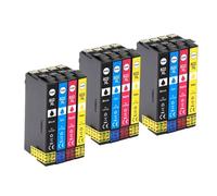 XXINGYULI Cartouche d'encre Compatible T822XL 822XL T822 T822XL120-S Compatible avec imprimantes Workforce Pro WF-3820 WF-4820 WF-4830 WF-4834(12pcs 3set)