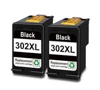 XXINGYULI Cartouche d'encre Couleur 302XL Compatible Compatible avec imprimantes Deskjet 5220 5230 3630(Hp302xl 2bk)