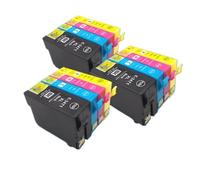 XXINGYULI Cartouche d'encre de qualité Compatible 34XL T3471 T3474 Compatible avec Workforce Pro WF-3720DWF 3725DWF(3 SETS-12 PCS)