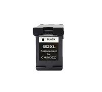 XXINGYULI Cartouche d'encre de Remplacement 652XL rechargée, Compatible avec HP652 XL, Compatible avec Deskjet 1115 1118 2135 2136 2138 3635 3636 3638(1 BK)