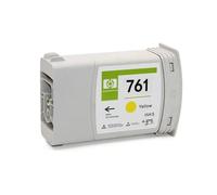 XXINGYULI Cartouche d'encre de Remplacement Compatible Compatible avec Encre pigmentée HP761, Compatible avec imprimante DesignJet T7100 T7200, 6 Couleurs(Yellow-400ML)