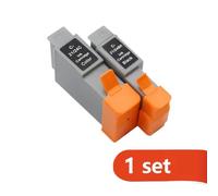 XXINGYULI Cartouches à Jet d'encre compatibles BCI-21 24, Compatible avec imprimantes IP1000 IP1500 IP2000 MP110 MP130 I250 I255 I320 I350(1 Set)