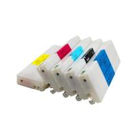 XXINGYULI Cartouches d'encre à Colorant préremplies compatibles Compatible avec imprimante Fuji DL600, Encre 700ML T6521 T6525 Compatible avec Frontier DL600