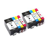 XXINGYULI Cartouches d'encre compatibles Compatible avec imprimantes 934XL 935XL Officejet Pro 6812 6815 6830 6835 6230 6820, modèles 934 935, rendement(2BK 2C 2Y 2M)