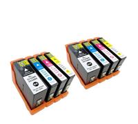 XXINGYULI Cartouches d'encre compatibles Compatible avec imprimantes DELL31, DELL32, DELL33, DELL34, V525W, V725W(2 Sets)