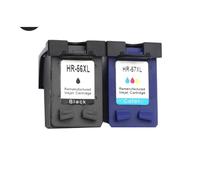 XXINGYULI Cartouches d'encre compatibles Compatible avec imprimantes HP56 HP57, 2 pièces, Compatible avec Photosmart 7550 7660 7660v 7660w 7660xi 7760w 7960 7960w(1SET)