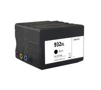 XXINGYULI Cartouches d'encre compatibles Compatible avec imprimantes HP932 933XL 932XL 933, Compatible avec Officejet 6100 6600 6700 7110 7510 7512 7610 7612(1 Set-C M Y K)