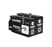 XXINGYULI Cartouches d'encre compatibles Compatible avec OfficeJet Pro 9010 9015 9020 9022 9025 HP963 HP967 963XL 967XL(K 2PC)