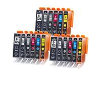 XXINGYULI Cartouches d'encre compatibles PGI 725 CLI 726, à Utiliser avec Les imprimantes IP4870 IP4970 IX6560 MG5170 MG5270 MG5370 MG6170 MG6270(3 Sets)