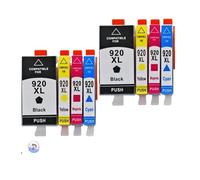 XXINGYULI Cartouches d'encre de Remplacement, 16 pièces, compatibles avec Les imprimantes 920XL HP920 Officejet série 6000 6500 6500A 7000 7500 7500A(2SET)