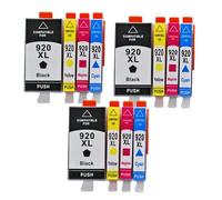 XXINGYULI Cartouches d'encre de Remplacement, 16 pièces, compatibles avec Les imprimantes 920XL HP920 Officejet série 6000 6500 6500A 7000 7500 7500A(3SET)
