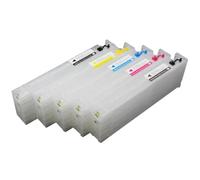 XXINGYULI Cartouches d'encre Rechargeables 700ml, 5 Paquets, compatibles avec T3000 3070 T5000 5070 T7000 T7070 T3250 TSC-T3000 T6941, avec Puce à Usage Unique