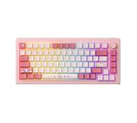 XXINGYULI Clavier mécanique RVB Compact, 75%, Support de Joint multimode échangeable à Chaud, en Aluminium, Conception orientée sud, CNC(Pink)