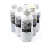 XXINGYULI Colorant d'encre 500ML, Compatible avec Les Cartouches 70, à Utiliser avec Les imprimantes Designjet Z2100 Z3100 Z3200 Z5200 Z5400, Compatible avec l'encre HP70(500ml-Light Cyan)