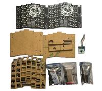 XXINGYULI DO52 Clavier Fendu Bouton Compact Clavier mécanique bâton de pointage Compatible avec Souris de Jeu Bricolage Compatible avec Think Pad Teclado Gamer Cadeau(DO42 Material)