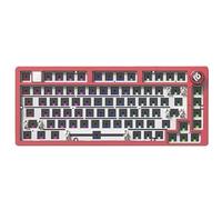 XXINGYULI Hi75 - Clavier Barebone personnalisé 75 Compatible avec Cent, Filaire, en Aluminium, rétro-éclairage rvb, Conception de Joint, Base métallique de Jeu(Red-RGB Light)