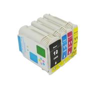 XXINGYULI Jeu de Cartouches d'encre compatibles Compatible avec imprimantes 10 11 Designjet 110 100plus C4844A, Comprend des encres HP10 HP11 Compatible avec 2800dt 2800dtn(1 Set)