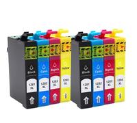 XXINGYULI Jeu de Cartouches d'encre compatibles T1281, T1282, T1283, T1284, T1285, Compatible avec Stylet S22, SX125, SX130, SX230, SX235W, SX420W, SX425W, SX430W, SX435W, SX445W(2SET)