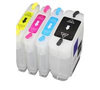 XXINGYULI Jeu de Cartouches d'encre de Recharge 4 Couleurs, Compatible avec HP11 82 Compatible avec imprimante Designjet 111 69/28ML