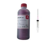 XXINGYULI Kit de Recharge d'encre Universel 500ML Compatible avec imprimantes à Jet d'encre Compatible avec Les Cartouches H-P et CISS(Magenta with Syringe)