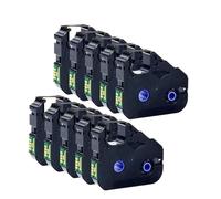 XXINGYULI LB-200BK MK-RS100B PT-200BK Compatible avec Les imprimantes Mk2600 Mk2500 Mk2100 Mk2000 Mk1500 Mk1100 Mark 1 Pro M-11C Disponible en 5/10/20/30/40 pièces(LB-200BK 10PCS)