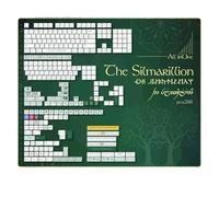 XXINGYULI O1nem The Silmarillion Inspiré Keycaps Clavier Mécanique PBT Sublimation Magnétique Compatible Keycap Set 288 Compatible avec Bureau Ordinateur Portable Gamer PC Gaming