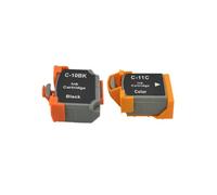 XXINGYULI Paquet de 10 Cartouches d'encre compatibles Compatible avec BJC-80 BJC-85 BJC-85PW BJ-30 BCI10 BCI11 CLI11(SET1)