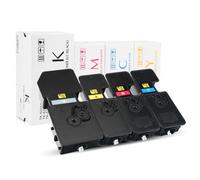 XXINGYULI Puce de réinitialisation Compatible 4 Couleurs, Compatible avec Cartouche de Toner TK-5223K TK 5230 TK 5234, Compatible avec ECOSYS P5021cdn P5021cdw M5521cdn M5521cdw(TK-5236-TWN)