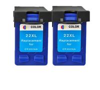 XXINGYULI Recharge de Cartouche d'encre Compatible, Remplacement Compatible avec HP21 HP22 XL Compatible avec Deskjet F2180 F2200 F2280 F4180 F300 F380 D2300 21XL 22XL(2COLOR)