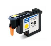 XXINGYULI Tête d'impression Compatible Compatible avec DesignJet série 4000 HP90 C5054A C5055A C5056A C5057A Compatible avec imprimantes 4000 4000ps 4020 4500 4520(Yellow)