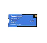 XXINGYULI Vilaxh Cartouche d'encre Compatible Compatible avec HP712 XL 712XL 3ED71A 3ED67A Compatible avec imprimante DesignJet T210 T230 T250 T630 T650(C)