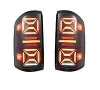 Xxiucj Anlseiod Feu ArrièRe Pour Chevrolet Pour Silverado 2007-2018 Mise À Niveau L'assemblage Des Feux Arrière Voiture Mettez Évidence Accessoires Freinage(For 07-13 User)