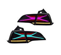 Xxiucj Anlseiod Feu ArrièRe Pour Tesla Pour Model Pour 3 Pour Y 2018-2023 Feux Arrière Animation De Voiture(EUR OF RGB)