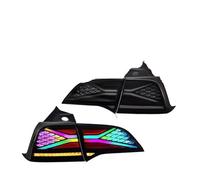 Xxiucj Anlseiod Feu ArrièRe Pour Tesla Pour Model Pour 3 Pour Y 2018-2023 Feux Arrière Animation De Voiture(USA of RGB)