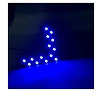Xxiucj clignotant transparent Lot De 2 Feux De Direction À LED Pour Rétroviseur De Voiture(Blue Light)