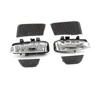 Xxiucj Ensemble feux antibrouillard Phares Antibrouillard LED DRL Pour Land Pour Rover Pour Range Pour Rover Pour Evoque 2011-2015 LR026089 LR026090(LED Covers L and R)