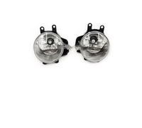 Xxiucj Ensemble feux antibrouillard Pour Toyota Hilux Revo 2015 2016 2017 2018 LED Feux Brouillard DRL Feu Brouillard Garniture Chromée Avec Faisceau Câbles Couvercle(Only halogen fog)