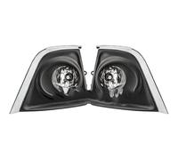 Xxiucj Ensemble feux antibrouillard Pour Toyota Pour Corolla 2014 2015 2016 Phares Antibrouillard Halogènes À LED Pour Feux Antibrouillard Pour Corolla DRL Phares Antibrouillard(Covers and foglights)