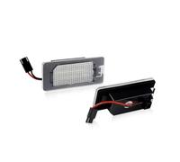 Xxiucj LED feux plaque d'immatriculation Lumière De Plaque D'immatriculation Led Blanche Super Brillante, 2 Pièces, Pour Fiat Pour 500X 2014 - 2019