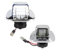 Xxiucj LED feux plaque d'immatriculation Pour Chevy Pour GMC C1500 C2500 C3500 K1500 K2500 K3500 1988-2000 Ensemble Lampes D'étiquette Lumière Plaque D'immatriculation LED Chromées