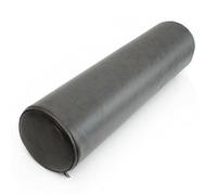 XXIUDEE Coussins de taille ronds et imperméables et doux, coussin long amovible, coussin lombaire amovible, coussin de tête de lit, canapé, voiture, lit (50 x 12 cm, gris foncé)