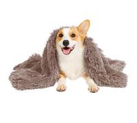 XXIUDEE Couverture super douce et chaude anti-rayures pour animal de compagnie - Pour chien, chiot, chat - Housses de protection pour meubles d'intérieur - Marron - 100 x 75 cm