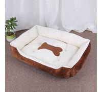 XXIUDEE Grand lit orthopédique pour chien, lit rectangulaire lavable, anti-anxiété, tapis de cage pour animal de compagnie, tapis de cage pour animal de compagnie, tapis de matelas avec fond